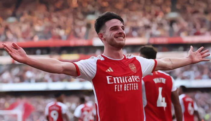 英超第十輪：賴斯頭槌建功助阿森納客勝，評分領(lǐng)跑英超中場